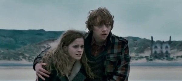 Harry Potter et les Reliques de la mort, partie 1: Hermione (Emma Watson) et Ron (Rupert Grint)