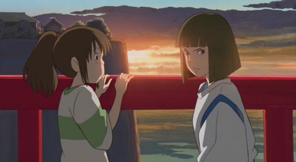 Le voyage de Chihiro: Chihiro et Haku