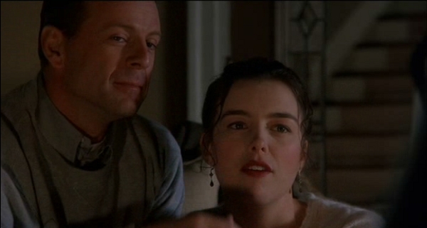 Le sixième sens: Docteur Malcolm Crowe (Bruce Willis) et Anna Crowe (Olivia Williams)